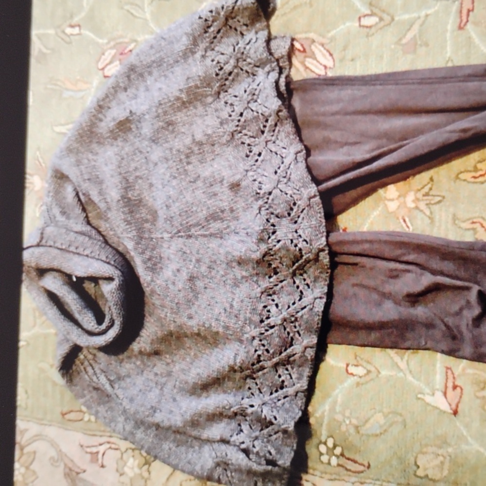 WOOL ITALIAN GRAY PONCHO EPLC  Iperico Luxury